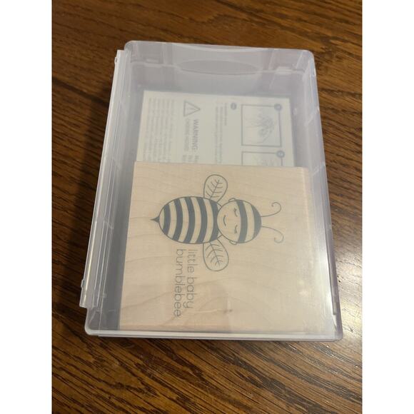 Stampin’ Up! - Baby BumbleBee - Wood Mounted Stamp - Scrapbooking - Craft - Picture 2 of 2